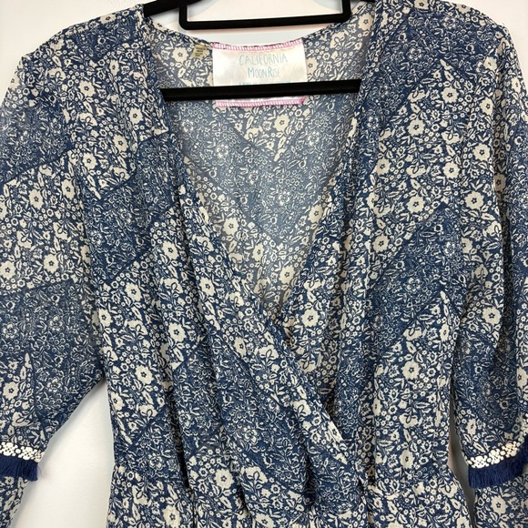 California Moonrise Boho Floral Maxi Dress | Free-Flowing Wildflower Aesthetic - Picture 5 of 15